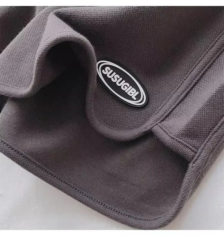 Women Casual Loose Drawstring Sports Shorts Elastic High Waist Fitness Running A-line Shorts Basic Yoga Wide Leg Trousers Summer