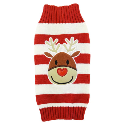 Winter Dog Clothes Christmas Holiday Sweater Chihuahua Teddy Outfit coat for Small Medium Large Dog and Cat  Autumn  Warm