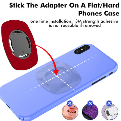 Motorcycle Bike Phone Holder Shock Absorber Quad Lock MTB Handlebar Phone Stand 360° Rotatable GPS Navigation Support Bracket