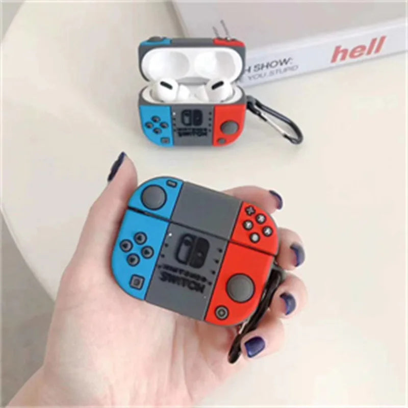 Cute Cartoon Earphone Cases For Apple Airpods 4/1/2/3 Silicone Protector For Airpods Pro 2 Funda Headphone