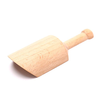 1 Pcs Wooden Mini Tea Coffee Scoops Seasoning Candy Spices Bath Salt Spoons Wooden Spoon Wooden Shovel