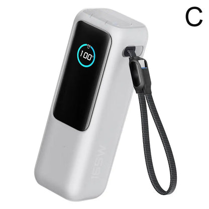 Silicone Case for Anker Zolo 25000mAh 165W Power Bank Protective Case TF/SIM card PIN storage Bag Portable Travel Carrying Case