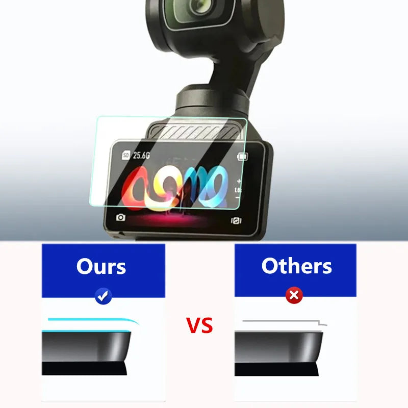 9H HD Tempered Glass for DJI OSMO Pocket 3 Screen Protector For DJI Pocket 3 Gimbal Camera Lens Protect Glass Accessories