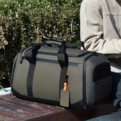 Large Capacity Travel Duffel Bag - Durable Oxford Cloth, Spacious & Stylish Overnight Sports Gym Bag with Multiple Compartments