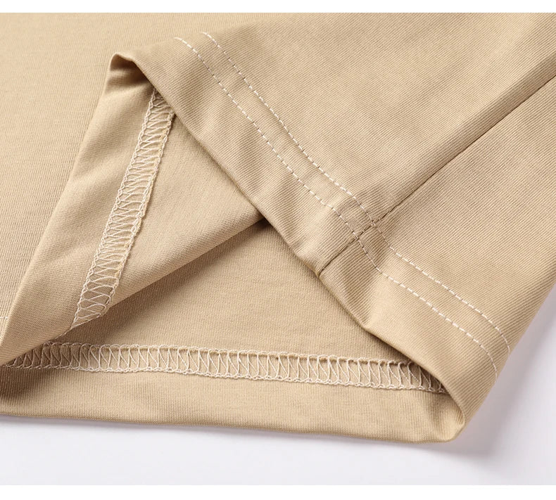 Top Grade 1.7% Mulberry Silk New Summer Brand Tops V Neck t Shirts For Men 2025 Short Sleeve Casual Fashion Mens Clothing