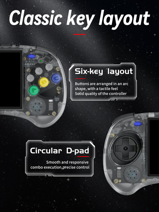 ANBERNIC RG ARC-S/RG ARC-D Retro Games RK3566 4.0 INCH 640*480 Handheld Game Console Emulator LINUX System 3500mAh HD-compatible