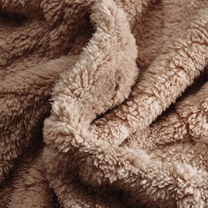 Autumn and winter leisure men's high street jacquard double-sided velvet hooded sports trend pullover sweater jacket