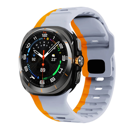For Samsung Galaxy Watch 7 Ultra Strap 47mm Accessories correa Sport Silicone Bracelet For Galaxy Watch 8 ultra 2025 band 47 mm