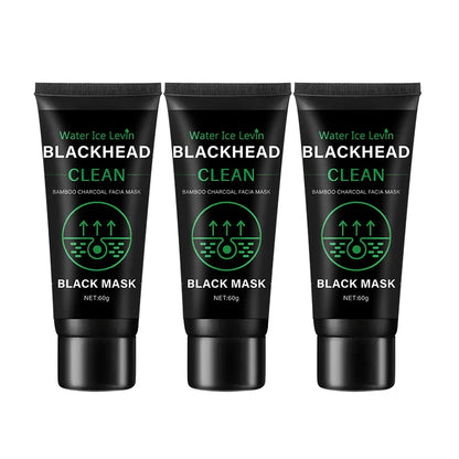 60g Bamboo Charcoal Fiber Mask Blackhead Removal Deep Mask Deep Cleansing Cleansing Exfoliating Mask Treatment Black Mask