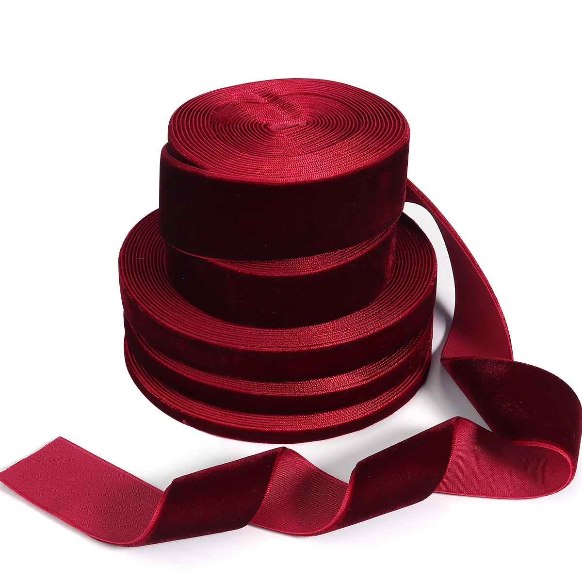 5-10yards 6/10/15/25/32mm Velvet Ribbon Wedding Party Decoration Handmade Ribbon Gift Wrapping Hair Bowknot DIY Christmas Ribbon