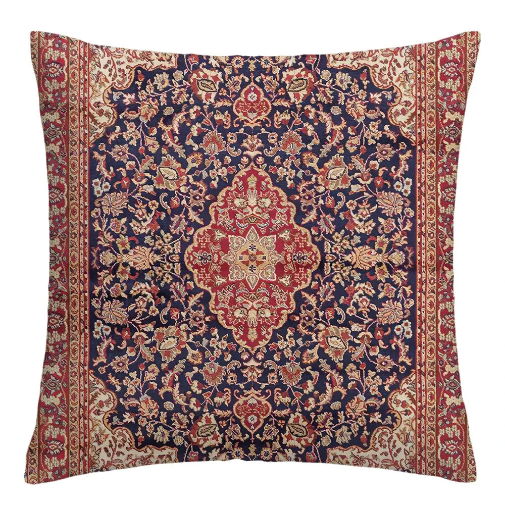 Moroccan ethnic cushion cover, short plush pillowcase 40x40 45x45 50x50 60x60, sofa decorative cushion cover, home decoration