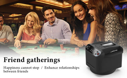 360° Rotating Automatic Card shuffle Dealer Machine 2 In 1 Playing Cards Shuffling Dealing Tool Home party Poker device
