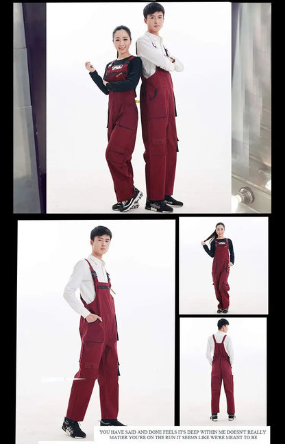 Work Overall Uniform Men Women Working Coveralls Welding Suit Car Repair Workshop Mechanic Plus Size Clothes