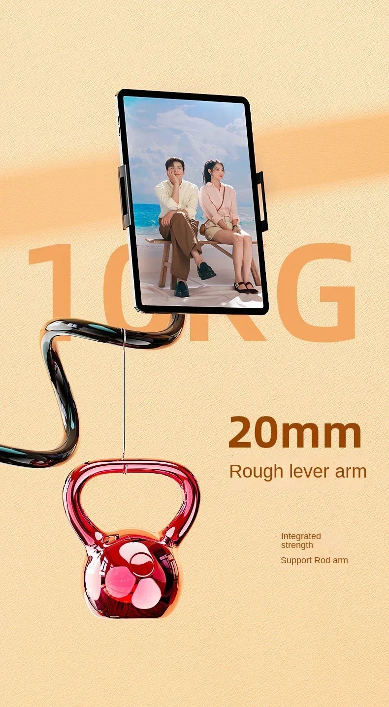 Tablet Stand for Desk Clip Rotating Lazy Flexible Gooseneck Clamp Universal Long Arm Mount for Ipad Bed Desk Mobile Phone Holder