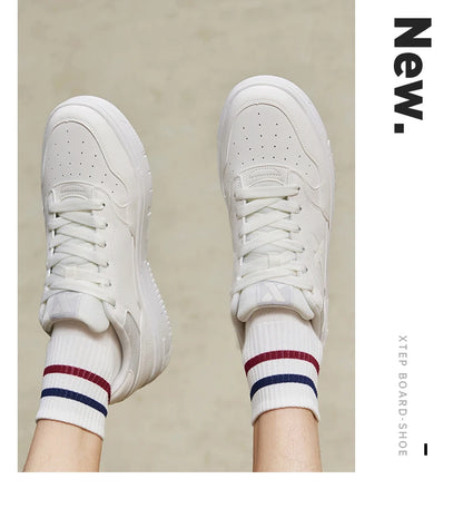 Xtep Skateboarding Shoes For Men 2024 Summer Wear-Resistant Skate Shoes Stability Soft Leisure Outdoor's Sneakers 876319310029