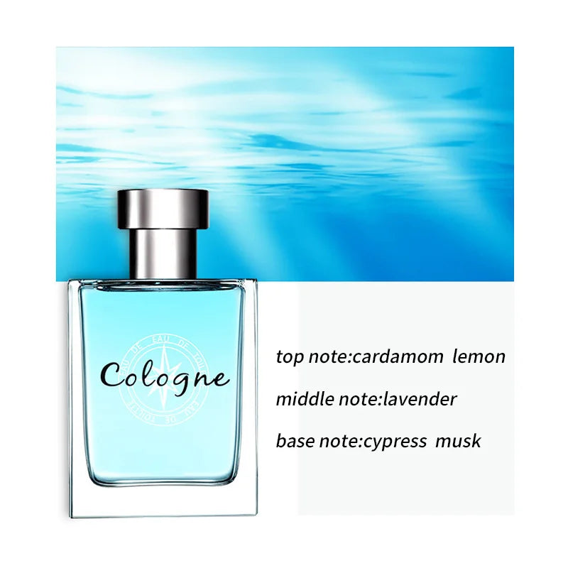 Men's Black Lover Cologne Mixed Wood Sandalwood Eau De Toilette Refreshing Long-lasting Fragrance Deodorant Charming Fragrance