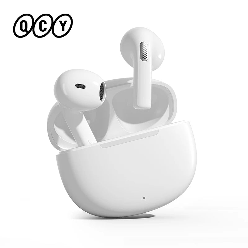 NEW QCY T20 Bluetooth 5.3 TWS Wireless Earphones 68ms Low Latency Earbuds 13mm Driver HIFI Headphones 4 Mics+ENC HD Call