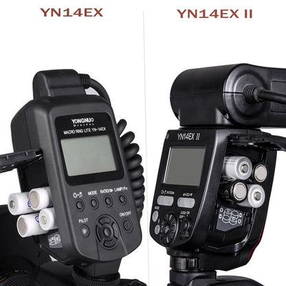 Yongnuo YN14EX II TTL Macro Ring Flash Speedlite Led Light  for Canon Sony Camera Oral Cavity Teeth Ornaments Close-up Shooting