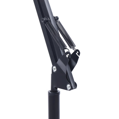 Adjustable Tablet Floor Stand 360° Swivel Height & Angle Adjustable Foldable Floor Holder Non-Slip Base for Home Office