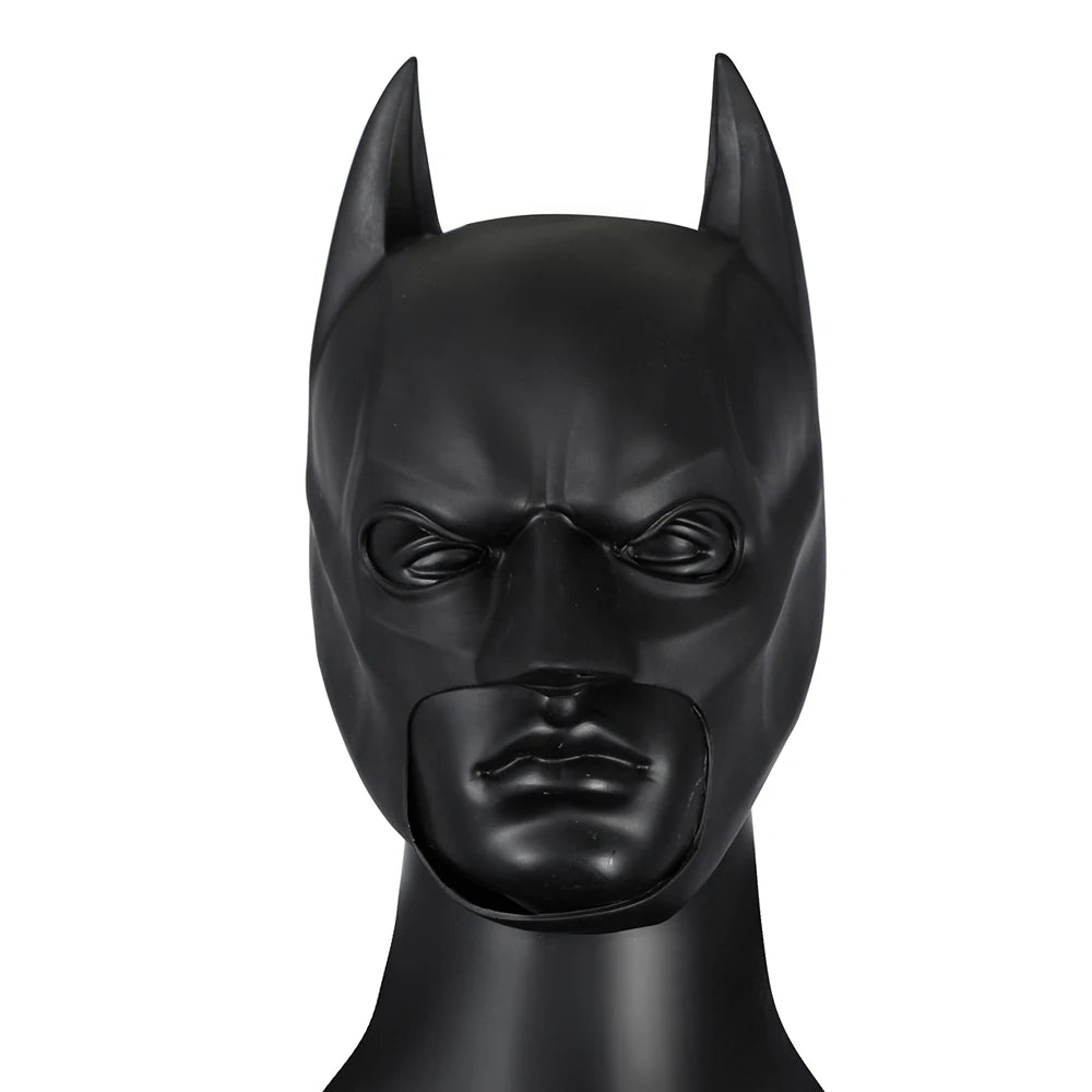 Superhero Bruce Wayne  High Quality Movie Dark Knight Bat Cosplay  Battle Costume Outfit Man Vest Cloak Mask Halloween Carnivl