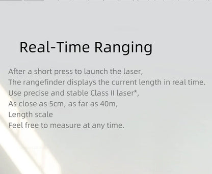 Xiaomi Mijia Smart Laser Range Finder Tape Measure Work with Mi Home APP Laser Rangefinder Distance Meter Digital Device Tools