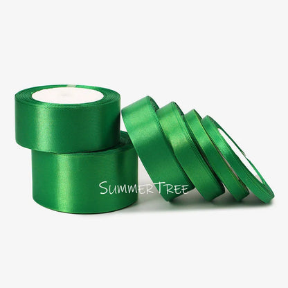 Satin Ribbon 25yards 6mm - 50mm Sash Gift Wrap Bow Handmade DIY Craft Halloween Christmas Wedding Birthday Party Decoration