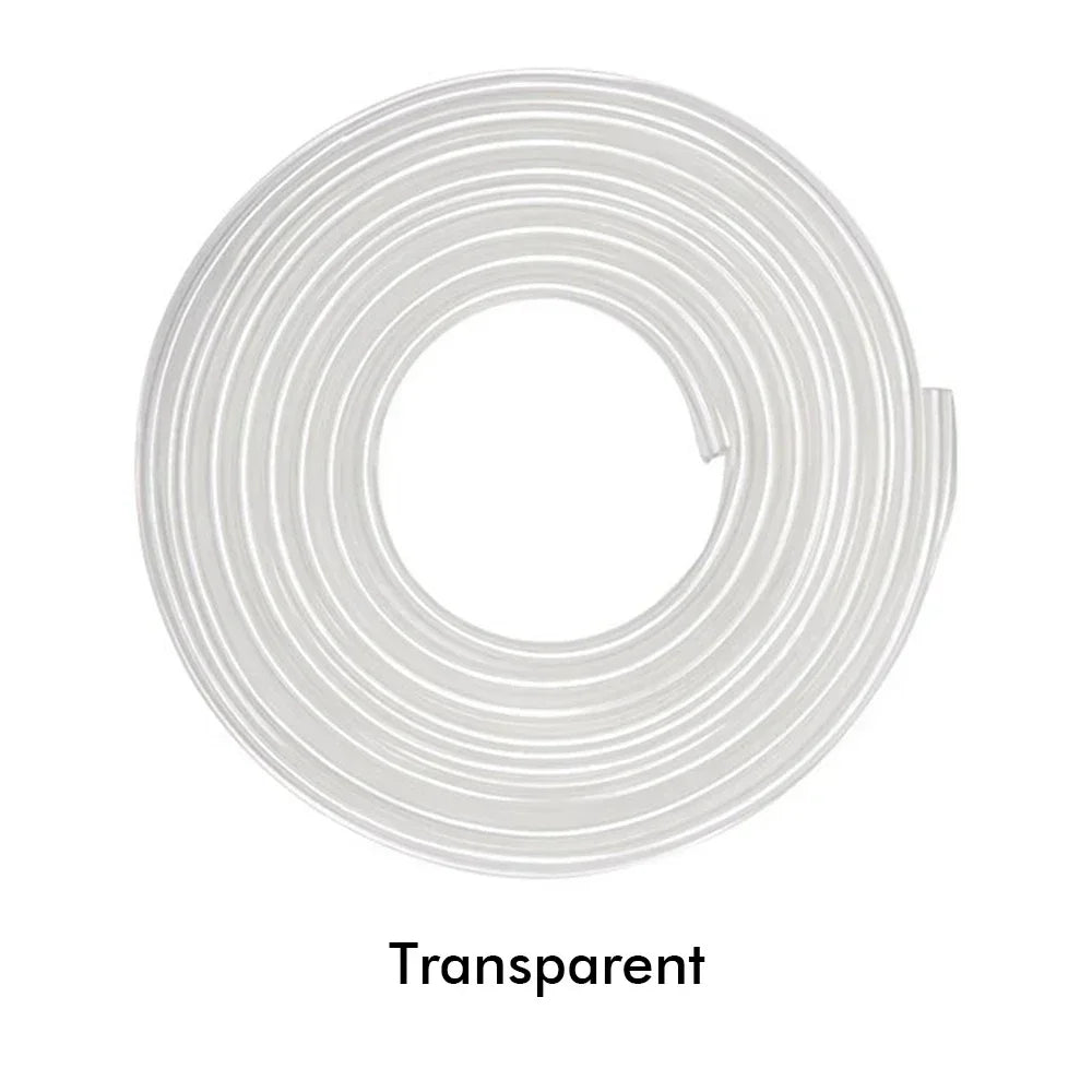 5M Transparent Car Door Edge PVC Scratch Protector Strips Car Anti-collision Sealing Strip Door Anti-scratch Transparent Strip