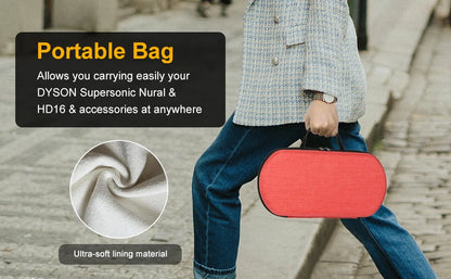 Hard Carrying Case Storage Bags For Dyson Supersonic HD08/HD15/HD16 Hair Dryer Durable Travel Portable Box For Dyson Accessories