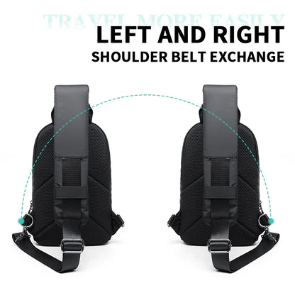 Waterproof Oxford Chest Bag for Men & Women – Lightweight Crossbody Sling