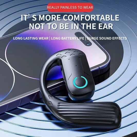Wireless Bluetooth Headphones With Microphone Bone Conduction Earphones Handsfree Noise Canceling Headset For Driving Audifonos