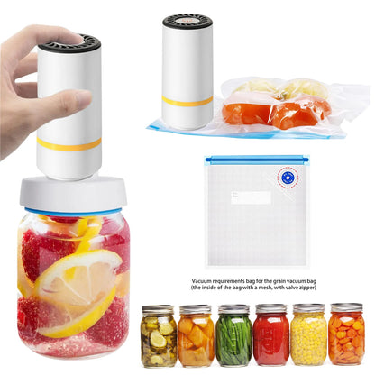 Portable Handheld Vacuum Sealer Pump Electric Vacuum Machine for Inflatable Cushions mini air pump Travel Storage Gadgets