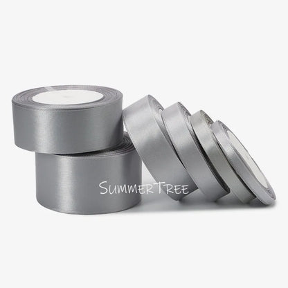 Satin Ribbon 25yards 6mm - 50mm Sash Gift Wrap Bow Handmade DIY Craft Halloween Christmas Wedding Birthday Party Decoration