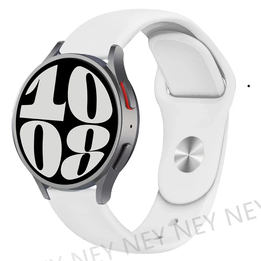 20mm 22mm strap For Samsung Galaxy watch 5 pro/6/4/Classic/Active 2/Gear S3 frontier silicone bracelet Huawei GT 2/2e/3 pro band