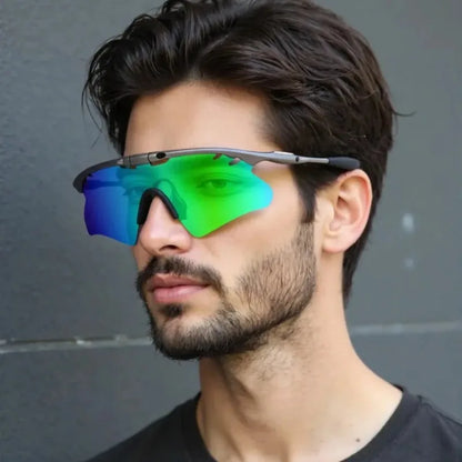 New Polarized Sunglasses Outdoor Cycling Sports Vintage Unisex Driving Glasses UV400 Protection Lightweight Travel Sunglasses