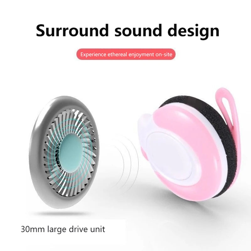 Wired Headphones Stereo 3.5MM Ear Hook Music Game Earphone With Mic For Mobile Phone PC Laptop Mp3 Mp4 Wired Headset
