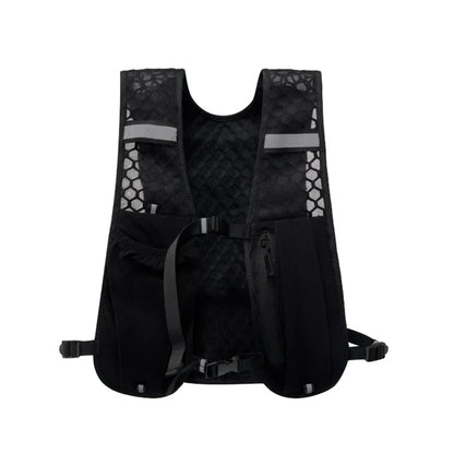 For Biking Running Storage Vest Lightweight Running Vest Reflective Hydration Water Chest Pack With Phone Storage Pocket
