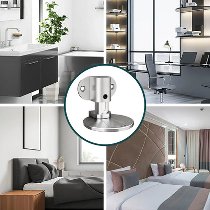 2pc/1pc Adjustable Invisible Magnetic Door Stop Suction Punch-free Strong Magnetic Door Stopper Stopper for  Home Office Bedroom