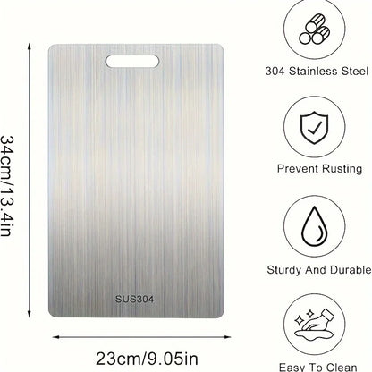 Stainless Steel Cutting Board Set – Rustproof & Hygienic