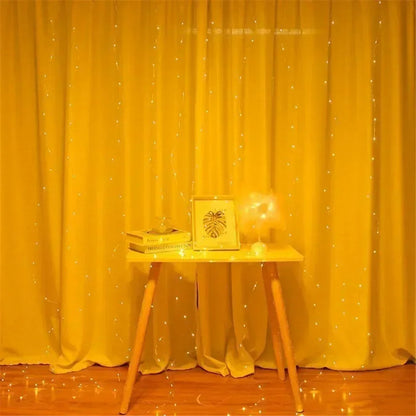 3M/6M LED Curtain Garland Fairy Lights with 8 Modes for New Year 2026 Navidad 2025 Christmas Tree Party Wedding Decoration