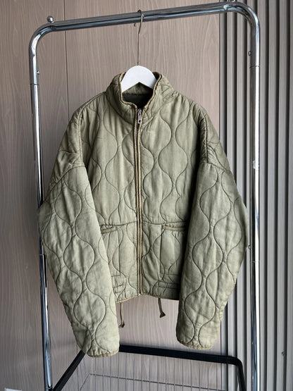 Quilted Cotton Jacket for Women Traf 2024 Winter New Arrival Zw Series Soft Lenzing Fabric Vintage Warm Coat 4088242