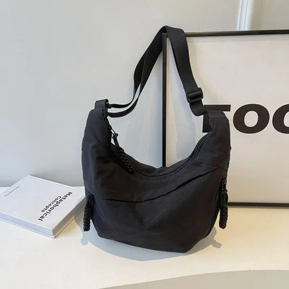 High-Capacity Nylon Crossbody Shoulder Bag for Women
