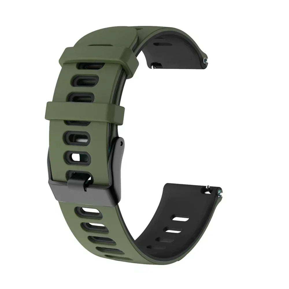 20mm/22mm Silicone Soft Strap For Garmin Active/Vivoactive 6 5/Venu 3 Sq/Forerunner 570 165 265 Band For Amazfit/HUAWEI Bracelet