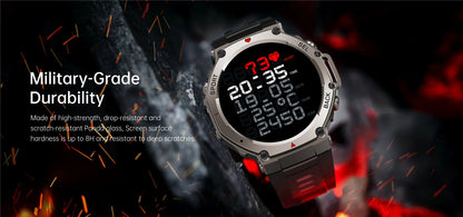 T-Rex 3 GPS Smart Watch 10ATM IP69K Waterproof Clock Compass Altimeter Call Military Sports Smartwatch Men For HUAWEI Bracelet
