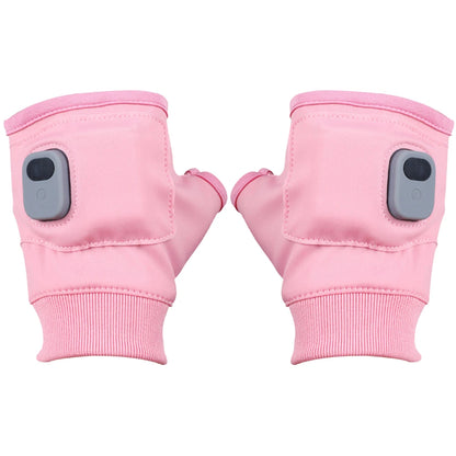Touchscreen Heating Gloves Rechargeable Winter Warm USB Electric Heated Gloves Fingerless Hand Warmer Thermal for Skiing Gloves