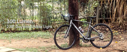 RAVEMEN Bike Light Set Bicycle LED Front Rear Head Rechargeable Lamp LS06(FR300+CL05) Headlight For Garmin Wahoo Taillight Set