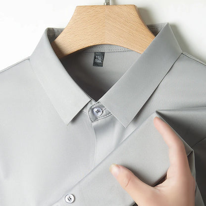 Men’s Ultra Stretch Short Sleeve Shirt – Breathable Business Casual