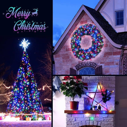LED Solar Powered String Lights Copper Wire 8 Modes Solar Fairy Lights Outdoor Waterproof for Garden, Patio, Party, Christmas
