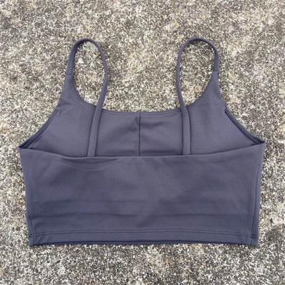 High-Support Sports Bra for Women - Backless, Removable Pads & Breathable