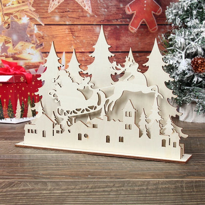 DIY Christmas Tee Wooden Ornament Christmas Decoration for Home 2025 Pendant Xmas Ornaments Navidad Natal New Year Gift 2026