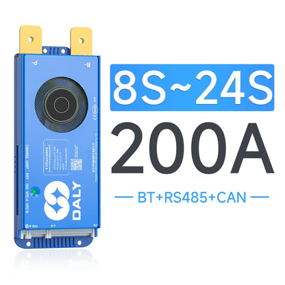 Daly BMS Smart Lifepo4 8S BMS Wifi Active Balancer 1A Current BMS 4S 12V 16S 48V Bluetooth 40A 60A 80A 100A 150A 200A Li-ion CAN